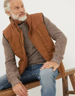 Men FatFace View All|Wardly Canvas Gilet