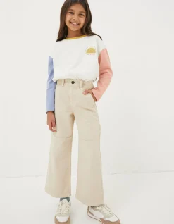 Girls FatFace View All|Waye Wide Leg Trousers
