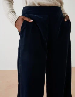 Women FatFace View All|Wide Leg Velvet Trousers