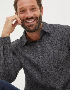 Men FatFace View All|Wild Floral Print Shirt