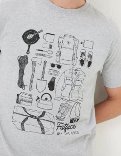 Men FatFace T-Shirts|Wilderness T-Shirt