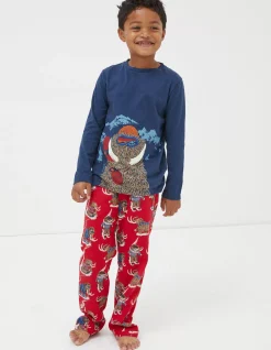 Boys FatFace View All|Wilfred Mammoth Pyjama Set