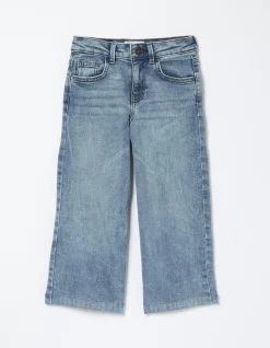 Girls FatFace View All|Willow Wide Leg Crop Jeans