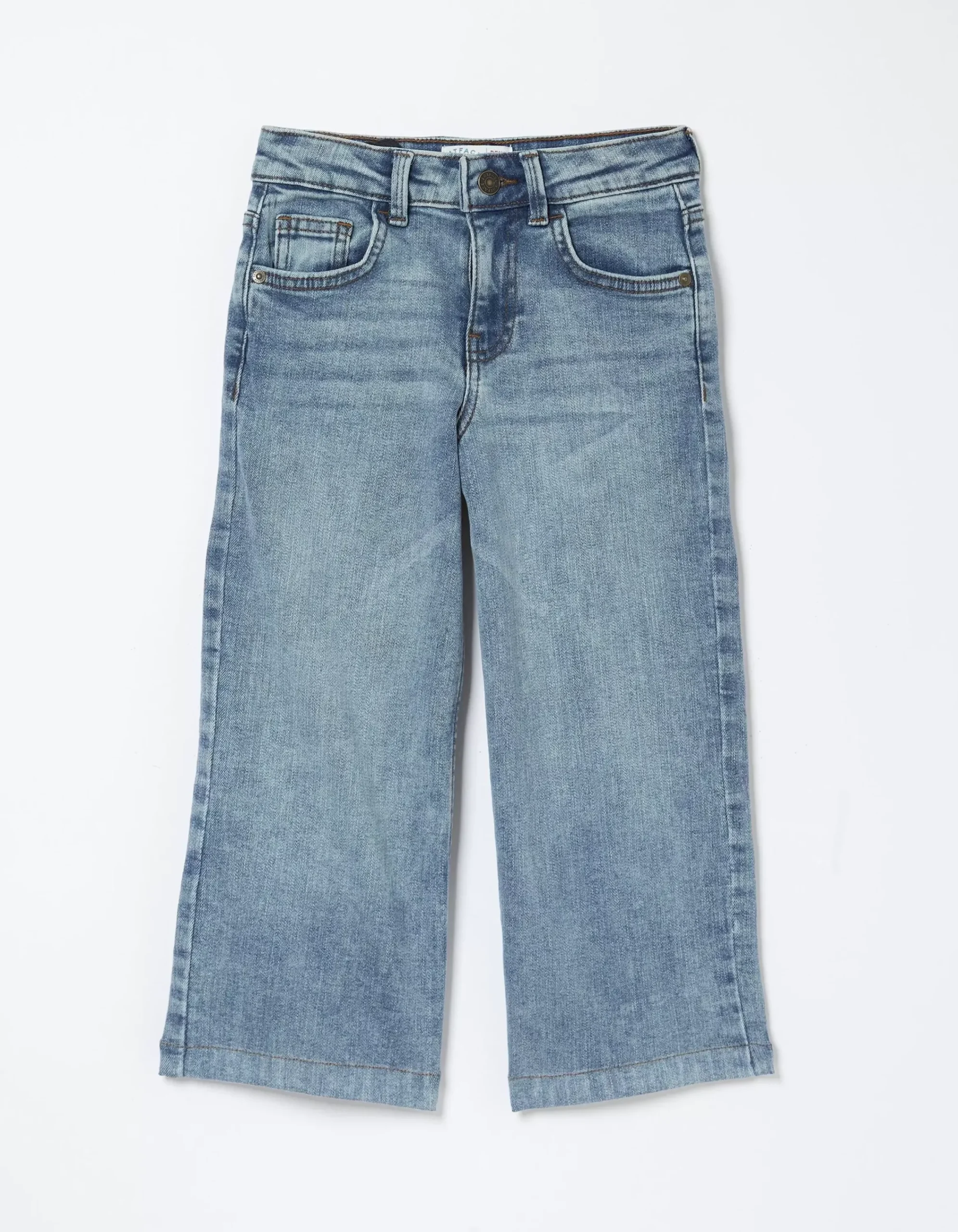 Girls FatFace View All|Willow Wide Leg Crop Jeans