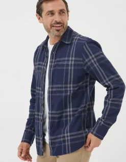 Men FatFace View All|Windowpane Check Shirt