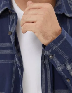 Men FatFace View All|Windowpane Check Shirt
