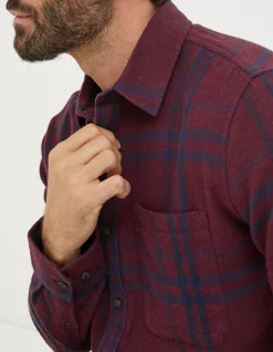 Men FatFace View All|Windowpane Check Shirt