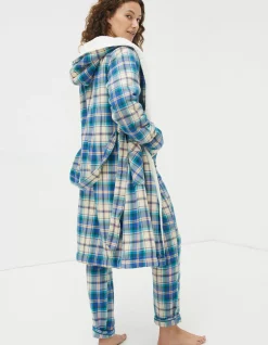 Women FatFace View All|Winter Check Robe
