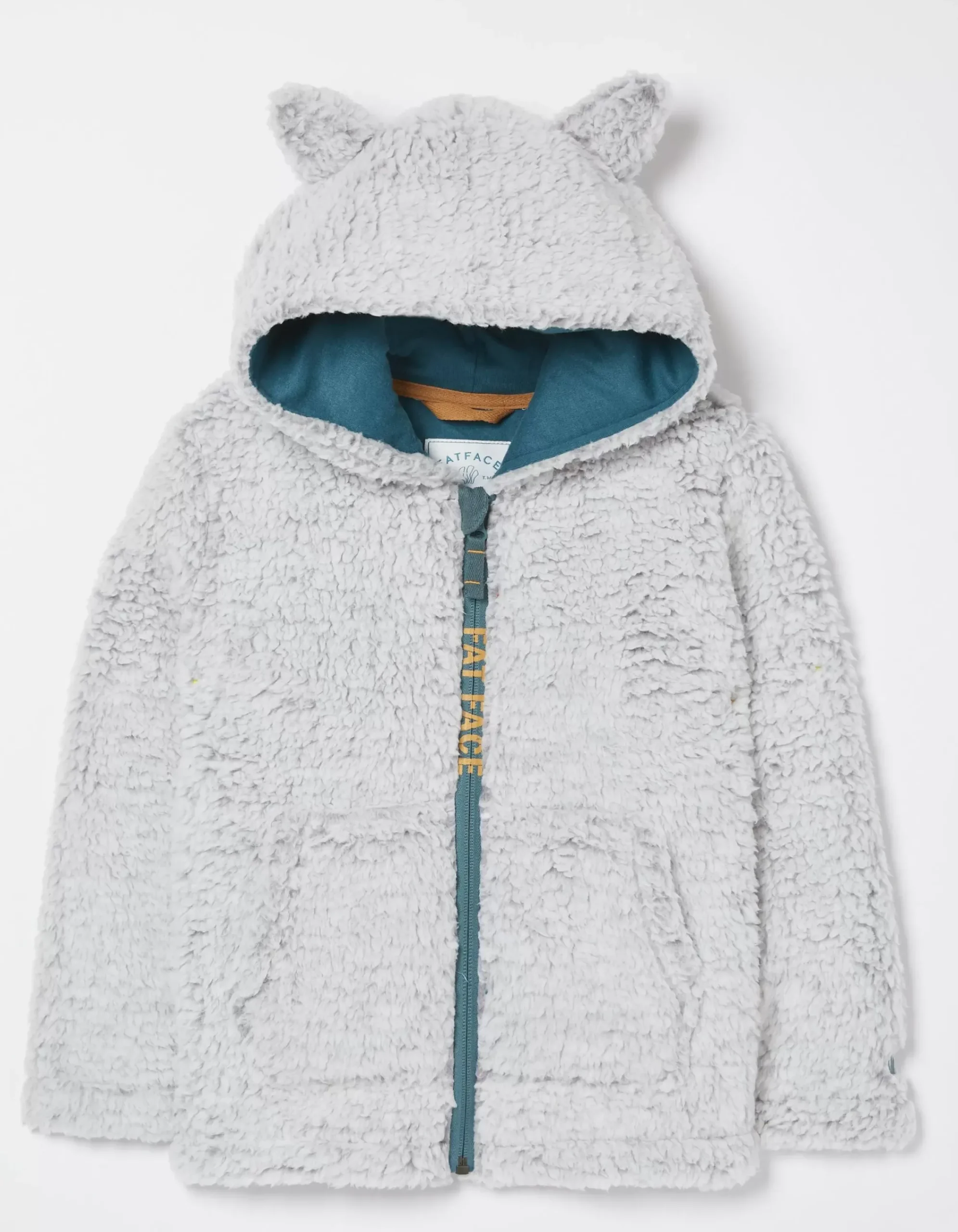 Boys FatFace Sweatshirts & Hoodies|Wolf Fleece Zip Through Hoodie