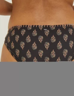 Women FatFace Beachwear & Swimwear|Woodblock Bikini Bottoms