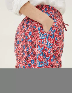 Women FatFace Shorts|Woodblock Flippy Shorts