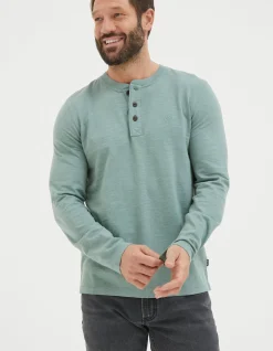 Men FatFace View All|Woodside Slub Cotton Henley