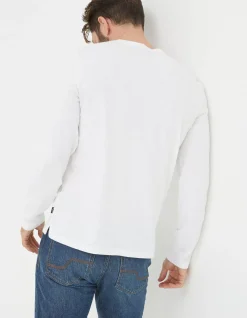 Men FatFace T-Shirts|Woodside Slub Henley