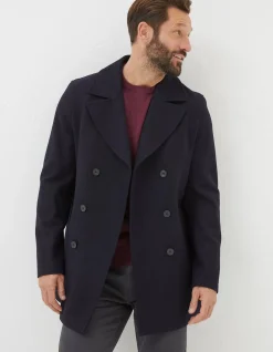 Men FatFace View All|Wool Peacoat