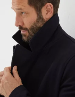 Men FatFace View All|Wool Peacoat