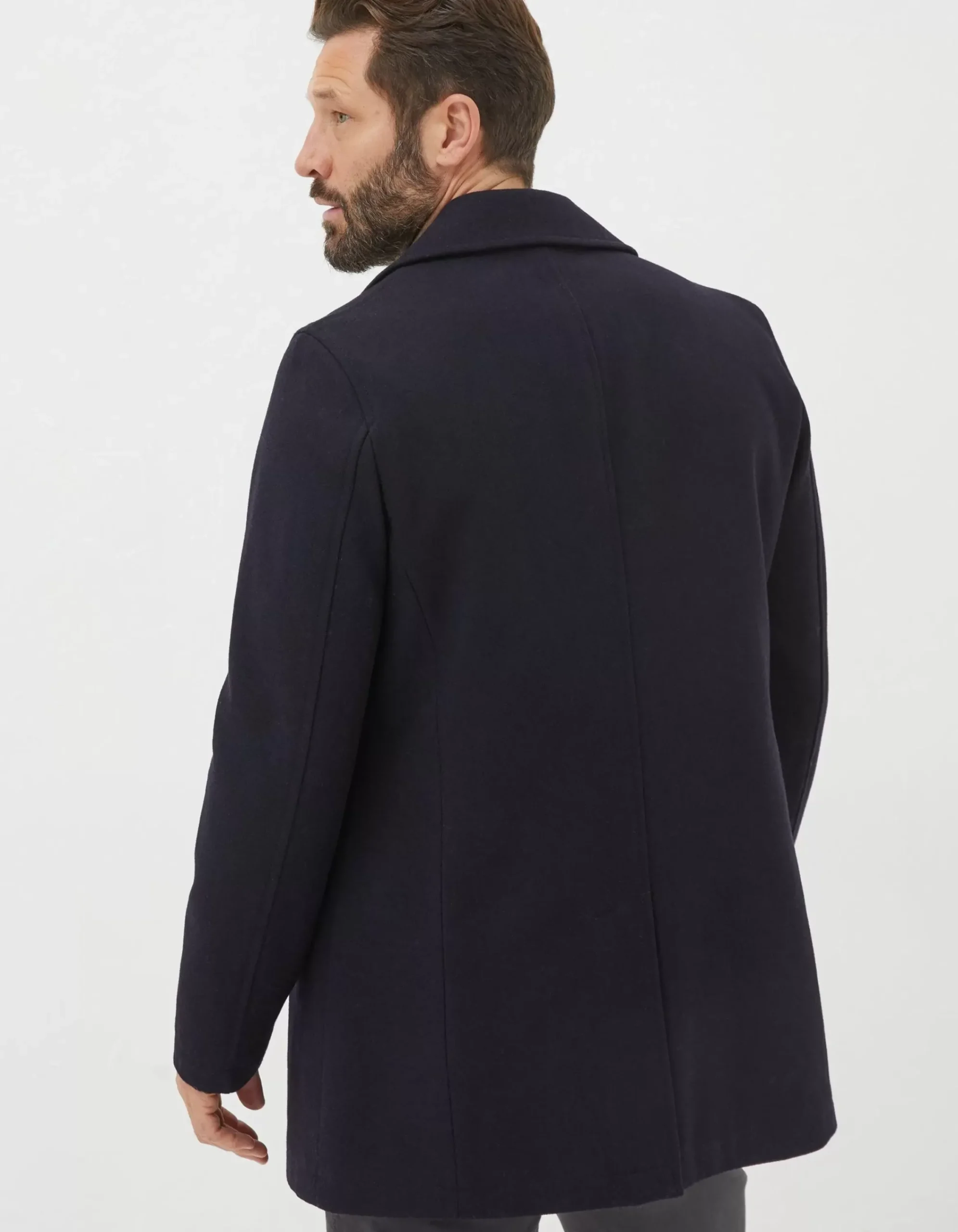 Men FatFace View All|Wool Peacoat