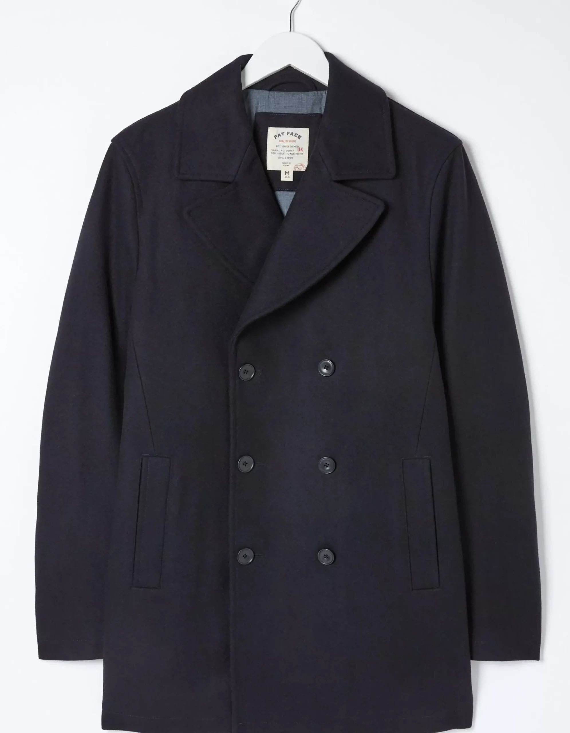 Men FatFace View All|Wool Peacoat