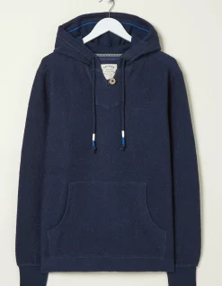 Men FatFace Sweatshirts & Hoodies|Woolacombe Button Hoodie