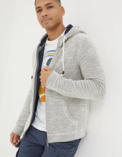 Men FatFace View All|Woolacombe Zip Through Hoodie