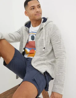 Men FatFace View All|Woolacombe Zip Through Hoodie
