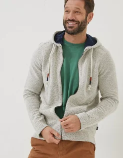 Men FatFace Sweatshirts & Hoodies|Woolacombe Zip Through Hoodie