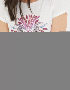 Women FatFace View All|Zebra Graphic T-Shirt