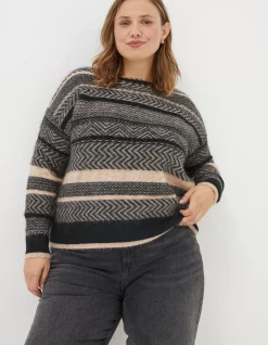 Women FatFace View All|Zoe Boxy Fairisle Jumper