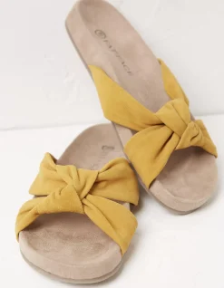 Women FatFace View All|Zoe Cross Strap Footbed Sliders